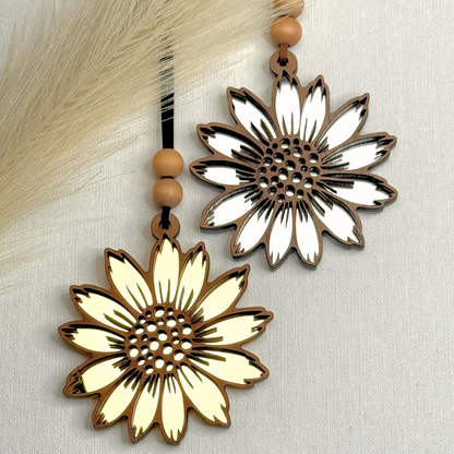 Boho Sunflower Car Charm