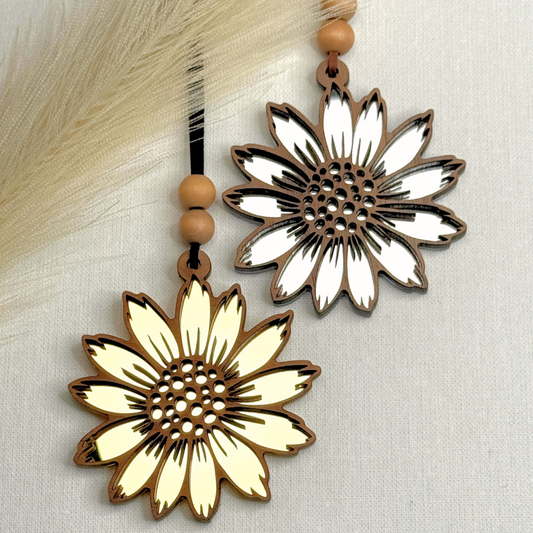 Boho Sunflower Car Charm