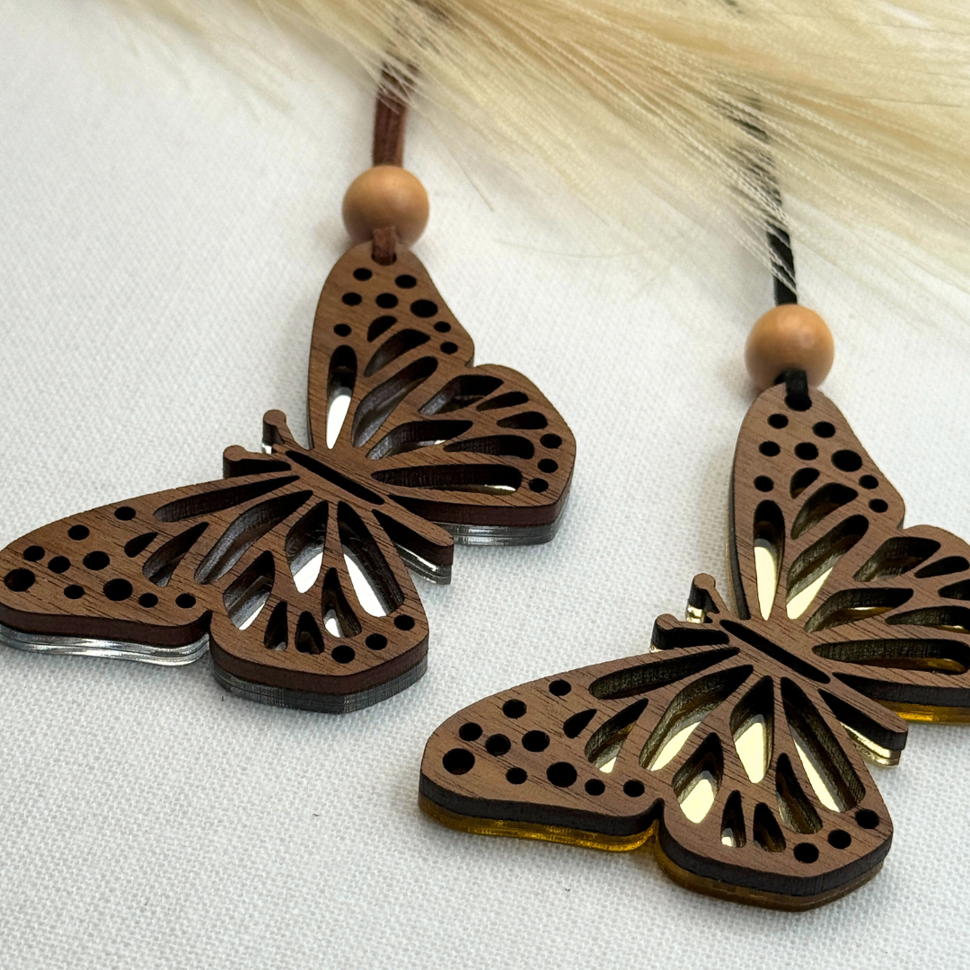 Boho Butterfly Car Charm