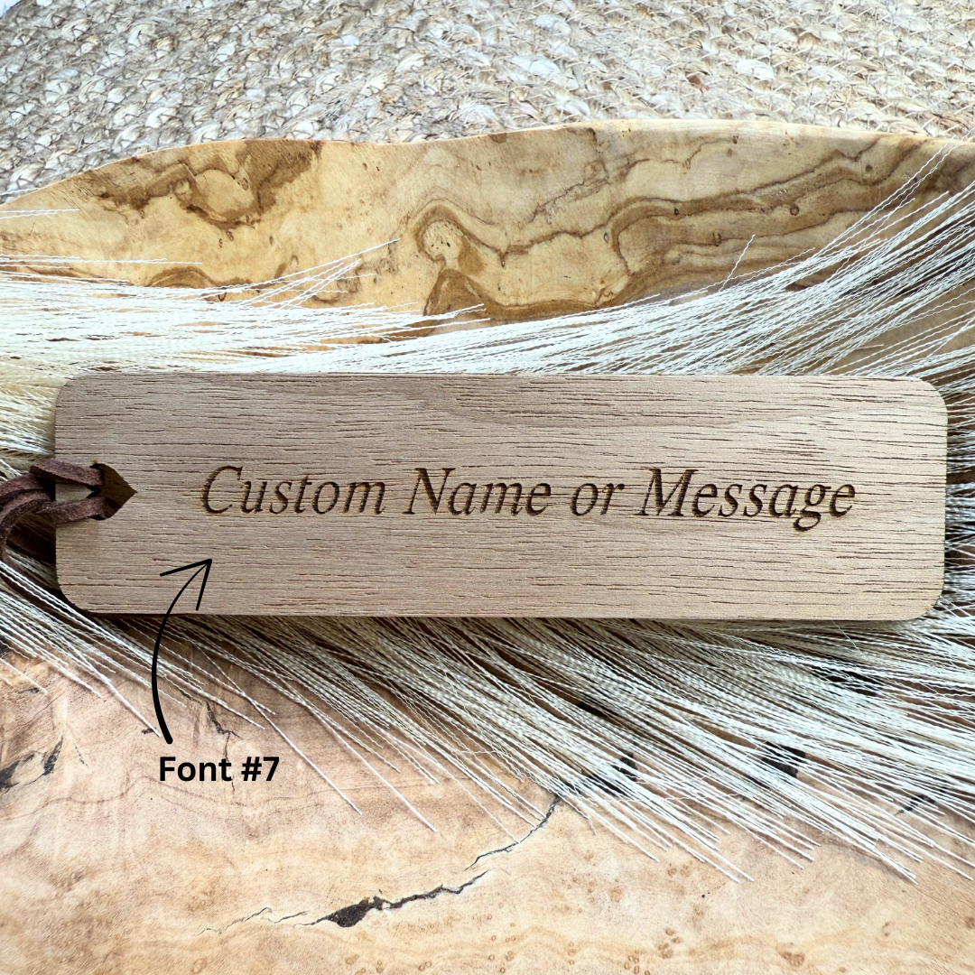 Fern Wooden Bookmark