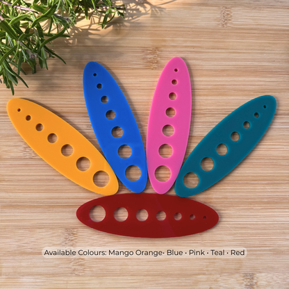 Acrylic Herb Stripper - Colourful Kitchen Tool