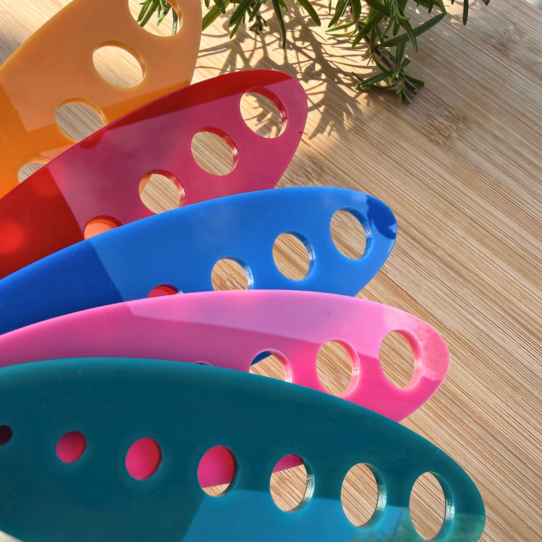 Acrylic Herb Stripper - Colourful Kitchen Tool