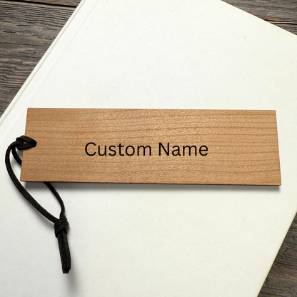 Wooden Mushroom Bookmark