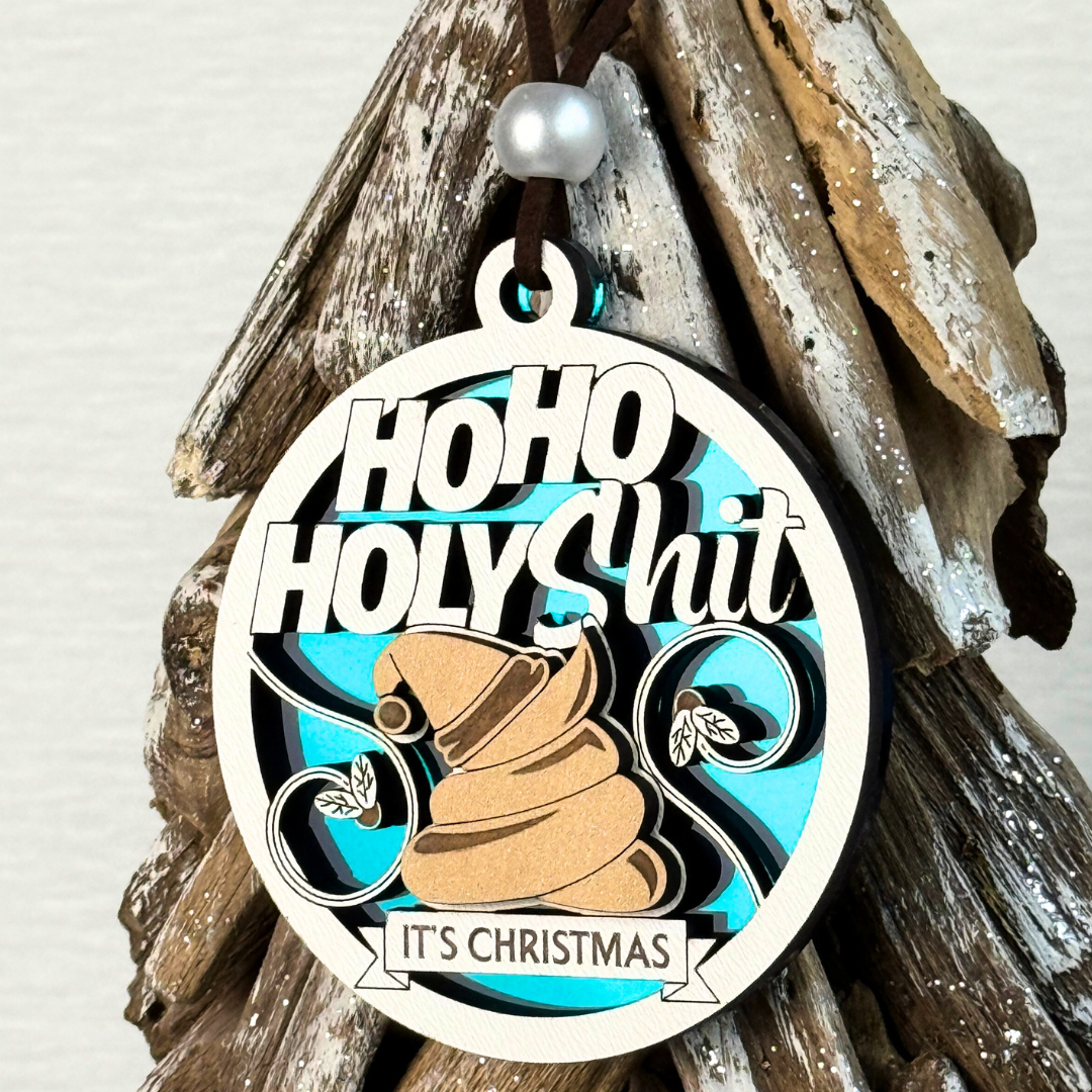 Ho Ho Holy Shit – Funny Adult Christmas Ornament