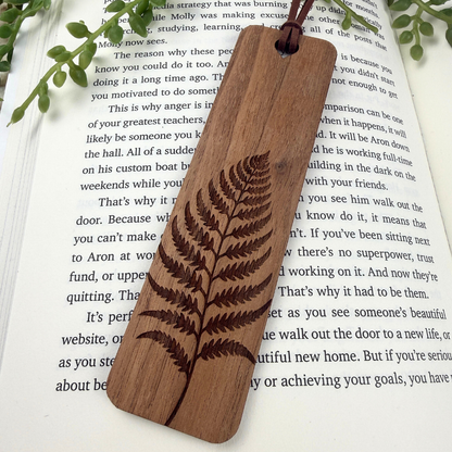 Fern Wooden Bookmark