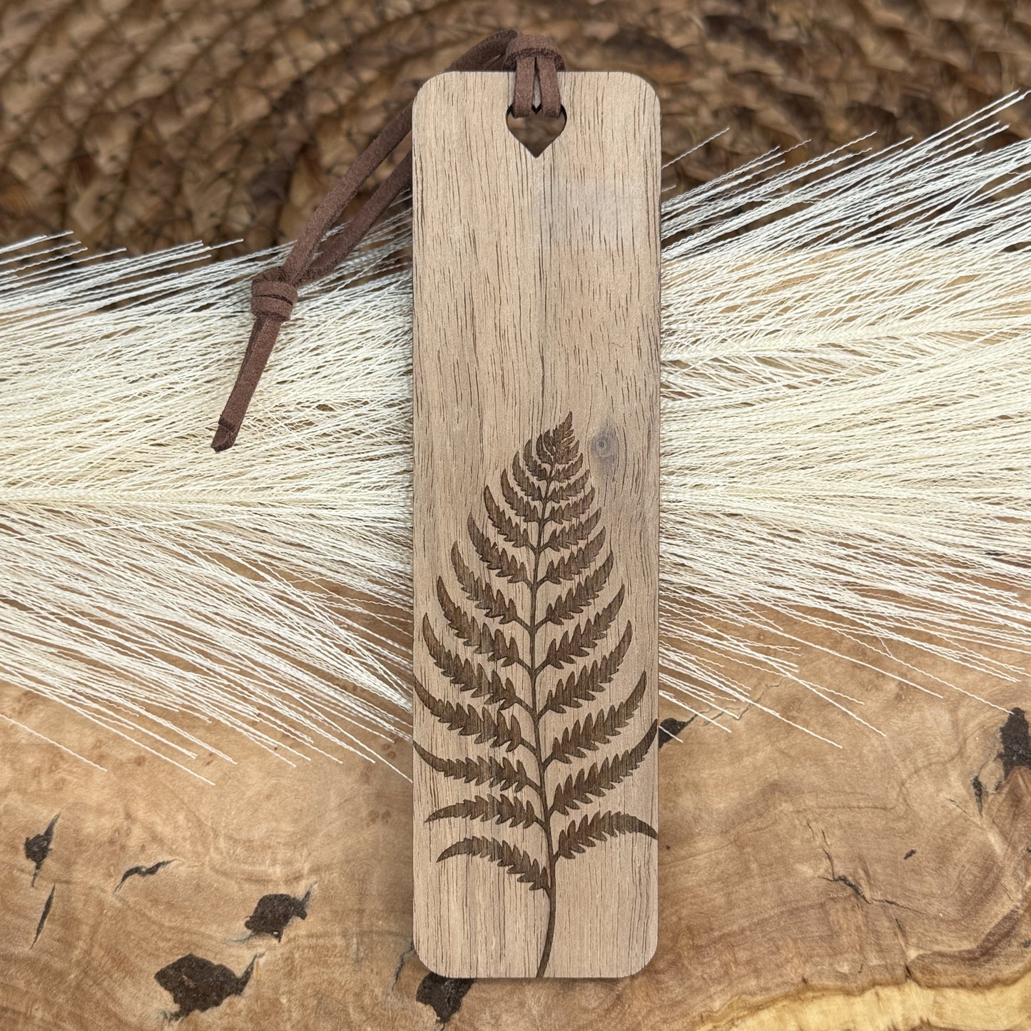 Fern Wooden Bookmark