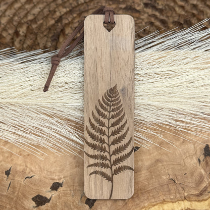 Fern Wooden Bookmark