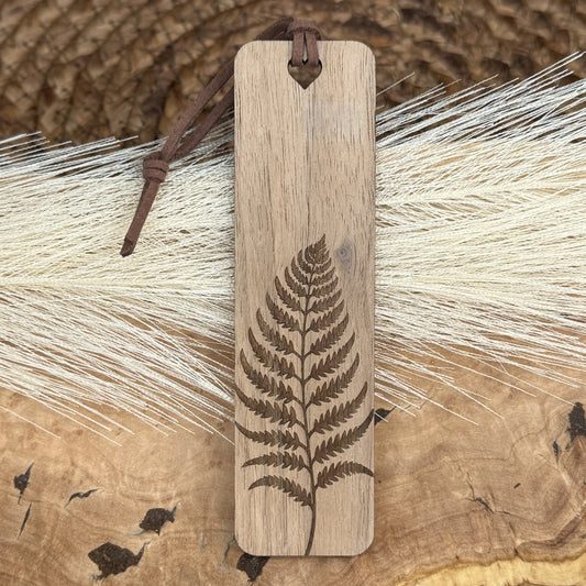 Fern Wooden Bookmark