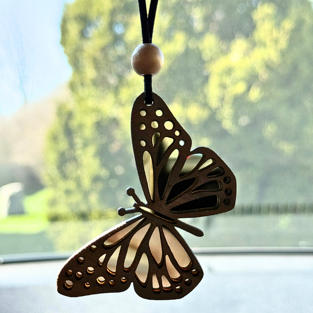 Boho Butterfly Car Charm - Car Accessory Gift