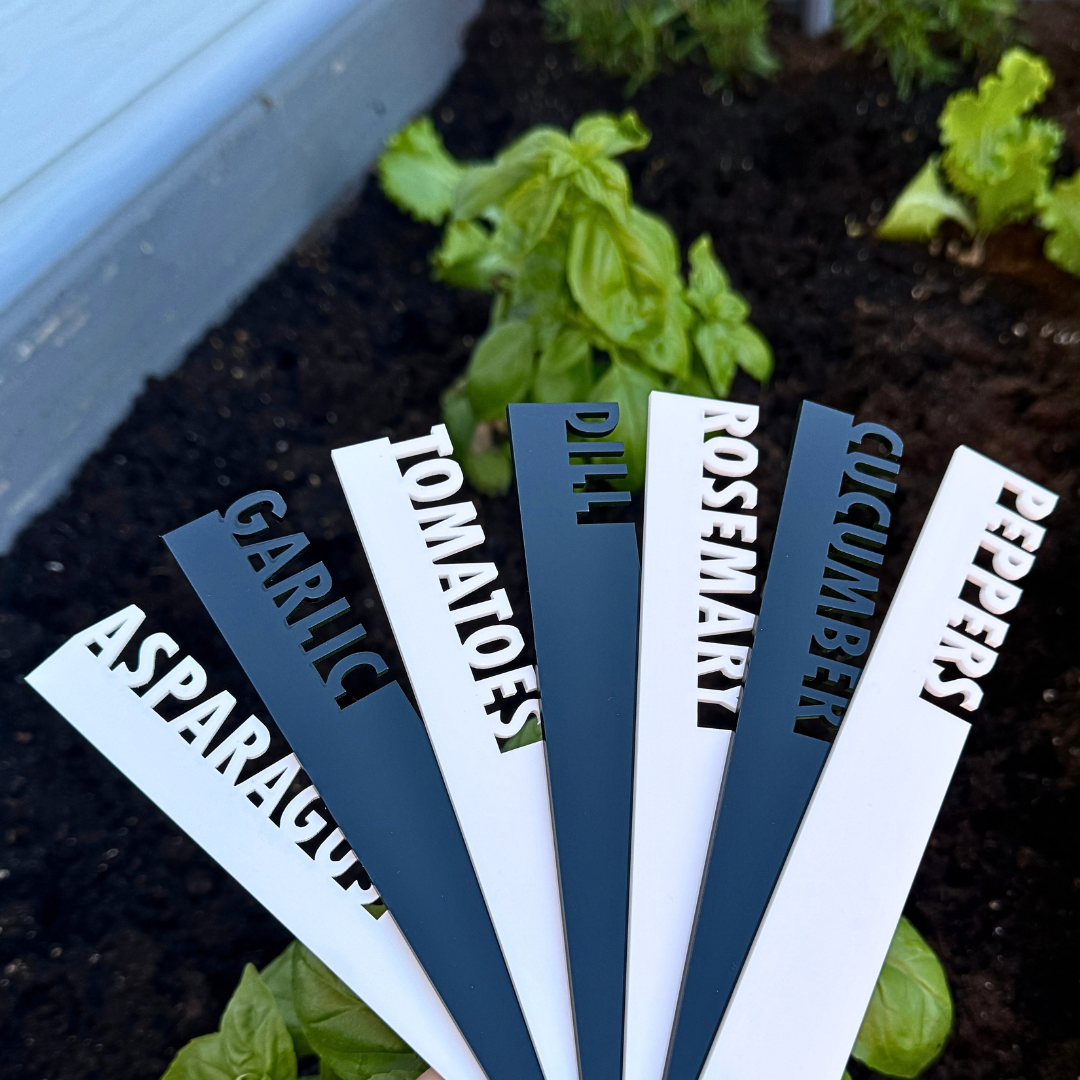 Custom Plant Markers - Herb, Vegetable & Garden Stakes