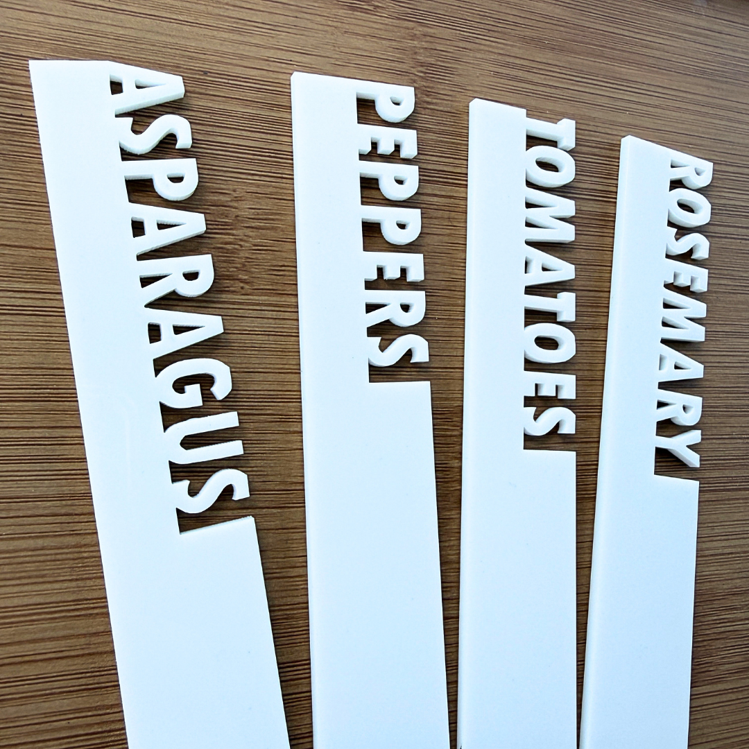 Custom Plant Markers - Herb, Vegetable & Garden Stakes